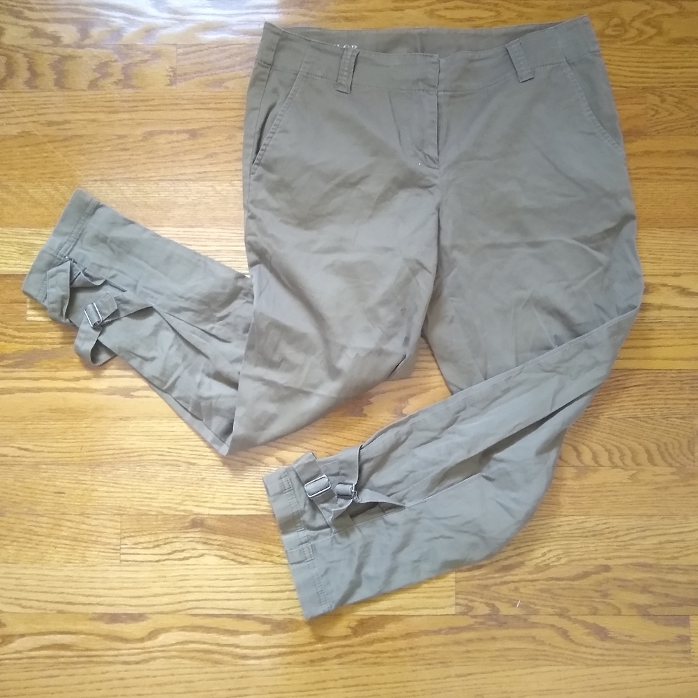 Ann Taylor khaki ankle pants